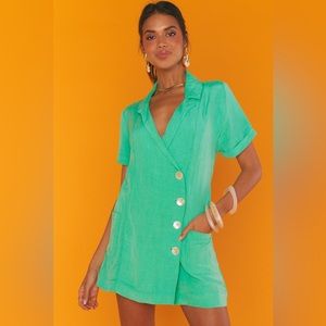Show Me Your Mumu Bicoastal Blazer Romper